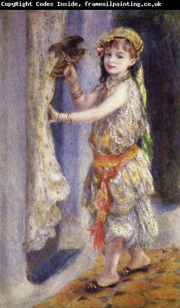 Pierre Renoir Young Girl with a Falcon
